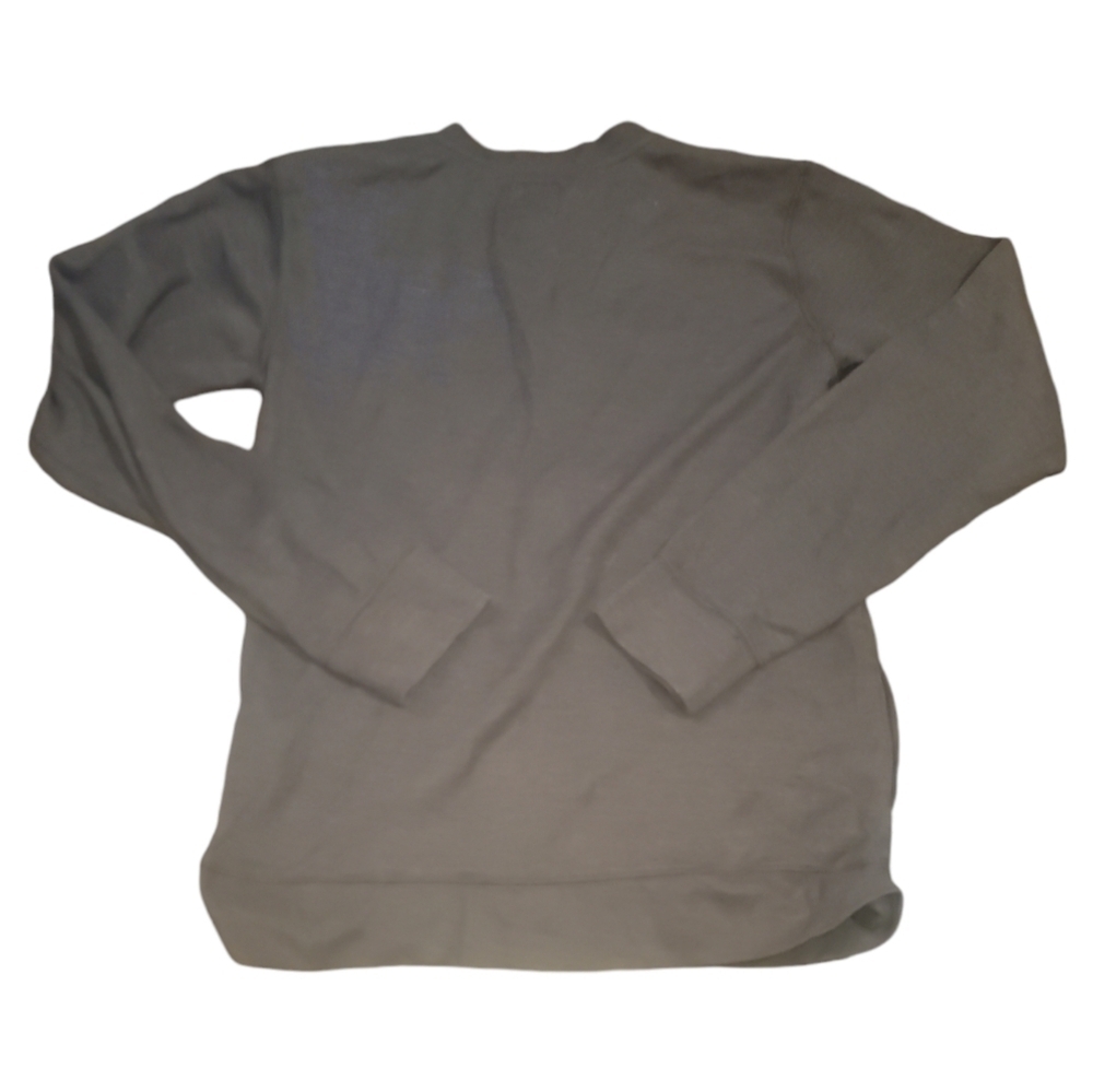 Vintage Timberland waffle knit Henley long sleeve light brown tan xl shirt w poc - Picture 7 of 7